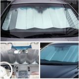 Ankaflex Araba Ön Cam Güneşliği Balonlu Metalize Parlak Alüminyum Katlanabilir Oto Güneşlik 130X60 cm Uyumlu - Standart - Gri