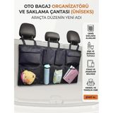Ankaflex Araba Oto Çanta Araç Bagaj Çantası Pratik Bagaj Düzenleyici Kalem Eşya Bardak Malzeme Koyma Çantası Asmalı Çanta