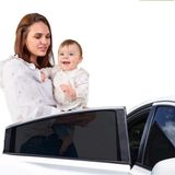 Ankaflex Araba Yan Cam Güneşlik Perde Araç Arka Cam Perdesi - Standart - Siyah