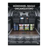Ankaflex Araç Aksesuarı Araba Araç Içi Oto Koltuk Arkası Organizer Eşya Düzenleyici Pratik Cepli Alet Çantası