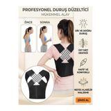 Ankaflex Ayarlanabilir Dik Duruş Korsesi Kadın Erkek Fıtık Korsesi Omurga Bel Ağrı Korsesi Postur Kemeri