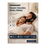 Ankaflex Ayarlanabilir Nefes Çene Maskesi Alabilen Neopren Gece Uyku Yardımcısı Çene Desteği