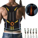 Ankaflex-Erkek Bel Kemeri Balenli Spor Korse Dik Duruş Korsesi Çift Balenli Bel Omuz Sırt Desteği Korse
