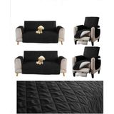 Ankaflex Highconcept Koltuk Kılıfı Sıvı Geçirmez Evcil Hayvan Koltuk Takımı Örtüsü 3+3+1+1 - Siyah - 140 x 180 cm