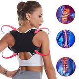 Ankaflex-Kadın Erkek Minimal Spor Korse Dik Duruş Korsesi Minimal Bel Omuz Sırt Desteği Klavikula Desteği
