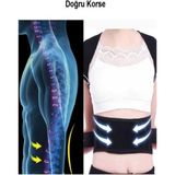 Ankaflex Manyetik kaambur-Luk Bel Sırt Omuz Doğru Duruş Korsesi