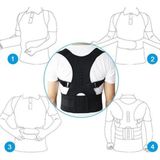 Ankaflex Medikal Dik Durus Korsesi Omuz Bel Sırt Korsesi Dik Durma Korsesi Spor Korse - Siyah - Standart