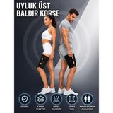 Ankaflex Medikal Üst Baldır Korsesi Uyluk Bandajı Dörtlü Kas Desteği Unisex Nefes Alabilir Neopren Kaymaz Diz Arkası Kas Sıkıştırma Kolluğu