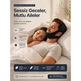 Ankaflex Neopren Kumaş Uyku Apnesi Yüz Maskesi Korse Çene Bandı Anti Horlama