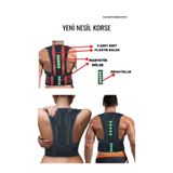 Ankaflex Ortopedik Dik Duruş Korsesi Balenli Manyetik Kamburluk Önleyici Korse Erkek Sırt Korsesi