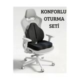 Ankaflex Ortopedik Oturma Minderi Ve Bel Destek Yastığı Konfor Seti