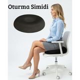 Ankaflex Ortopedik Oturma Simidi Hemoroid Basur Minderi Kuyruk Sokumu Destek Yastığı