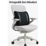 Ankaflex Ortopedik Visco Bel Destek Yastığı Ofis Araç Koltuğu Sırt Minderi Azaltıcı