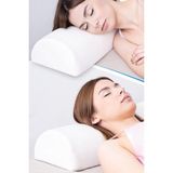 Ankaflex Ortopedik Yastık Çok Amaçlı Yastık Boyun Yastığı Horlama Yastığı Bel Destek Yastığı - Beyaz - 41 x 18 x 10 cm
