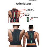 Ankaflex Ortopedoğru Doğru Duruş Korsesi Balenli Manyetik kaambur-Luk Korse Erkek Sırt Korsesi