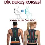 Ankaflex Ortopedoğru kaambur-Luk Balenli Manyetik Doğru Duruş Korsesi