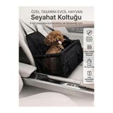 Ankaflex Pet Kedi ve Küçük Irk Köpek Araba Seyahat Koltuğu Oxford Sıvı Geçirmez NefesAlan Köpek Güvenlik Evi