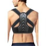 Ankaflex Premium Kadın Erkek Duruş Düzeltici Thermoform Korse - Standart - All Black