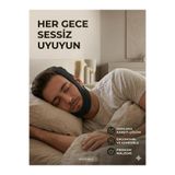 Ankaflex Premium Mekikal Çene Yüz Maskesi Horlama Giderici Ağız Kuruluğu için Uyku Korsesi