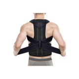 Ankaflex Unisex Balenli Duruş Düzeltici Bel Sırt Omuz Destekli Kamburluk Önleyici Dik Duruş Korsesi