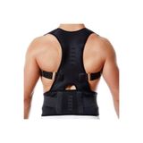 Ankaflex Unisex Siyah KManyetik Dik Duruş Omuz Sırt Destek Korsesi