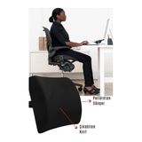 Ankaflex Unisex Siyah Ortopedik Koltuk Minderi Araç Sandalye Bel Sırt Desteği Bel Dik Duruş Destek 3838000282