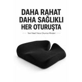 Ankaflex Visco Coccyx Oturma Minderi | Ortopedik Kuyruk Sokumu Minderi | Visco Sünger | 47x41x12 cm