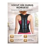 Ankaflex Yeni Nesil Dik Duruş Korsesi Balenli Sırt Korsesi Kamburluk Önleyici Korse