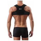 Ankaflex Yeni Nesil Dik Duruş Korsesi Kamburluk Önleyici Terletmez Korse Unisex Siyah MS0012.7