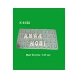 AnkaHobiMarket Alfabe Harf ve Rakam Silikon Kalıp (S1025)