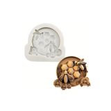 AnkaHobiMarket Arı Bal Petek Çiçeği Silikon Kalıp () S760