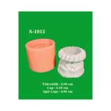 AnkaHobiMarket Örgü Desenli Saksı Silikon Kalıp (S1013)