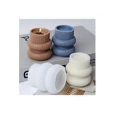 AnkaHobiMarket Şerit Silindir Mum Silikon Kalıp () S797