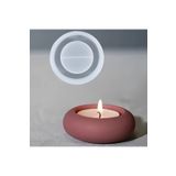 AnkaHobiMarket Yuvarlak Mum Tutucu Silikon Kalıp () S846
