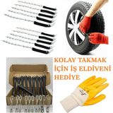 Ankanorm Kar Zinciri Yeni Nesil Tak Çıkar Kaymaz Pratik Araba Araç Lastik Zinciri Takmatik Eldiven (10 Adet)