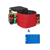 Ankanorm Termos Çanta Soğuk Sıcak Tutucu Kamp Piknik Çantası Sıcak Soğuk Isı Yalıtımlı Çanta Soğuk Tutuculu Outdoor Çanta Buz Kırmızı, Ankanorm, 20x20x20cm