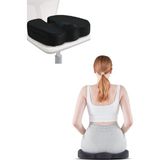 Ankanorm Visko Cocix Minder Oturma Minderi Minderi Ortopedik Oturma Minderi Simidi Yastığı - 35 x 45 cm - Siyah