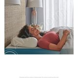 Ankanorm Visko Ortopedik Boyun Yastığı Visco Boyun Yastığı Boyun Düzleşmesi Için Özel Yastık - 35 x 55 cm - Beyaz