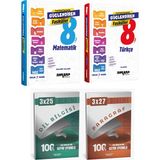 Ankara + Anla Kazan 2026 Lgs Türkçe + Matematik Fasikülleri + Anla Kazan Deneme 4 Lü Set