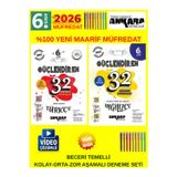 Ankara Güç. 6.Sınıf 2 Kitap Deneme Seti Yeni Müfredat Türkçe-İngilizce Beceri Temelli Sorularla