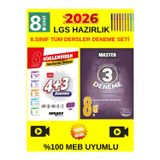 Ankara Güç.8.Sınıf 4+3 Genel Deneme+Okyanus Master 8.Sınıf Lgs 3 Deneme Set+Android Kalem
