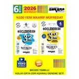 Ankara Güçlendiren 6.Sınıf 2 Kitap Deneme Seti Yeni Müfredat Matematik-İngilizce Beceri Temelli