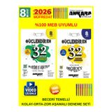 Ankara Güçlendiren 8.Sınıf 2 Kitap Deneme Seti Yeni Müfredat Din-İngilizce Beceri Temelli Sorularla