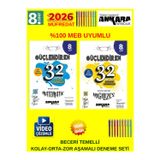 Ankara Güçlendiren 8.Sınıf 2 Kitap Deneme Seti Yeni Müfredat Matematik-İngilizce Beceri Temelli