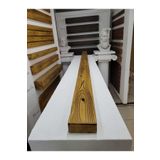 Ankara Kartonpiyer 9x4 cm Açık Meşe Renkli 1 m Ahşap Görünümlü Strafor