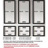 Ankara Kartonpiyer Dekoratif Boyanabilir 3 cm Duvar Çıtası 6 Adet Hazır Kesimli Çerçeve Paketi