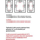 Ankara Kartonpiyer Dekoratif Boyanabilir 6 Adet Hazır Kesimli Içiçe Çerçeve