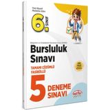 Ankara Kitap Merkezi 6. Sınıf Bursluluk Tamamı Çözümlü Fasiküllü 5 Deneme Sınavı Editör Yayınları