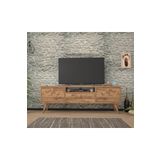 Ankara Mobilya Penta Ahşap Ayaklı Atlantik Çam 160 Cm Tv Sehpası