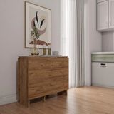 Ankara Orman Ürünleri Pratik Katlanır - Açılır Kapanır Dikdörtgen Mutfak Yemek Çalışma Masası - 145 cm x 90 cm - %100 Mdf - Atlantik Çam - 145x90 cm